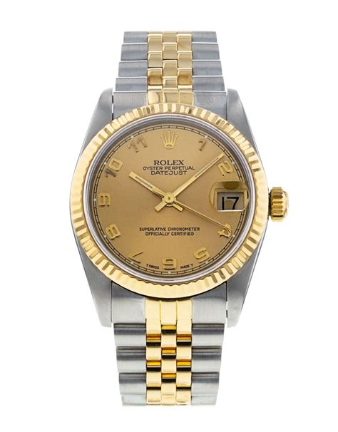 rolex mid size datejust 68273